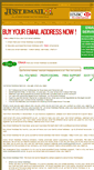 Mobile Screenshot of justemailuk.co.uk